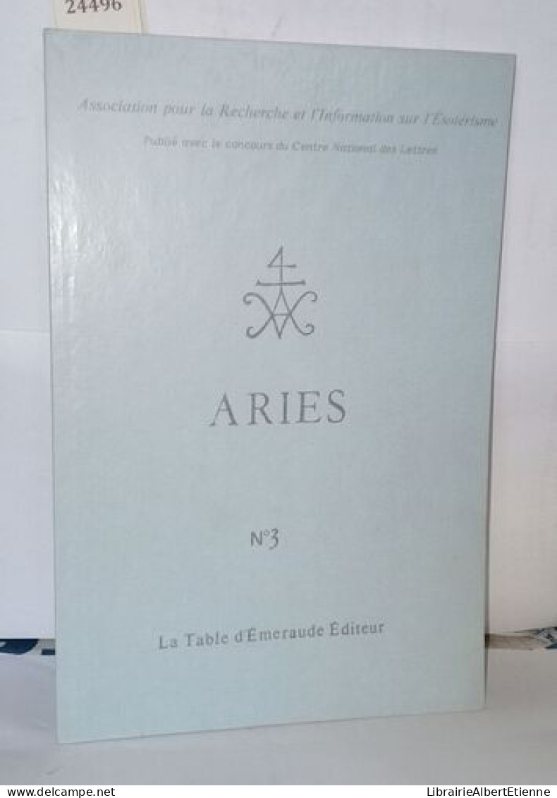 Aries - Association Pour La Recherche Et L'Information Sur L'Esoterisme No.3 - Esoterik