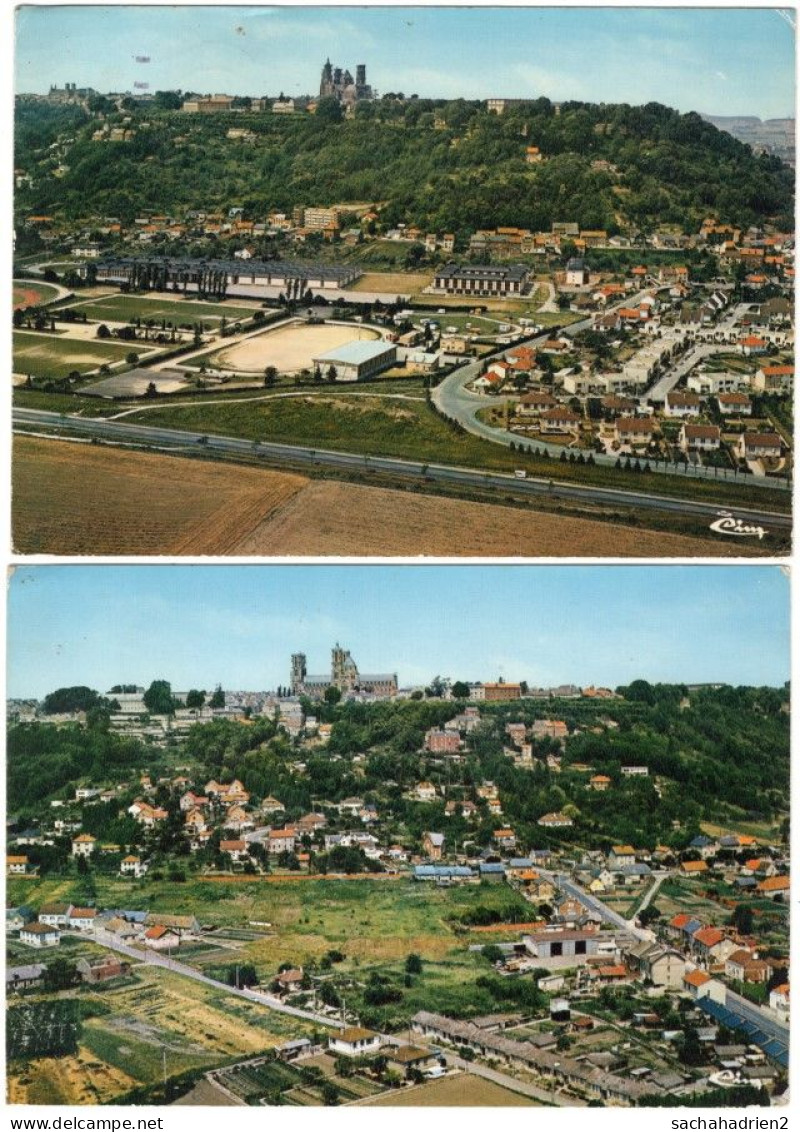 02. Gf. LAON. La Montagne Couronnée. 2 Cartes 1428 & 1429 - Laon