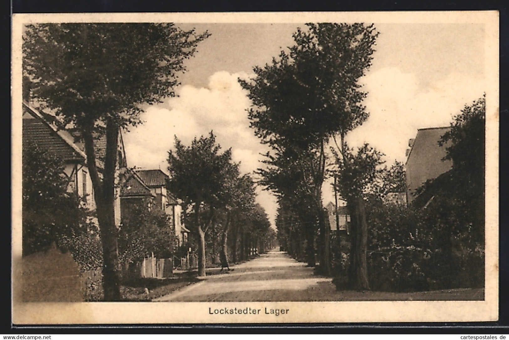 AK Lockstedt / Lager, Strassenpartie Im Lockstedter Lager  - Other & Unclassified