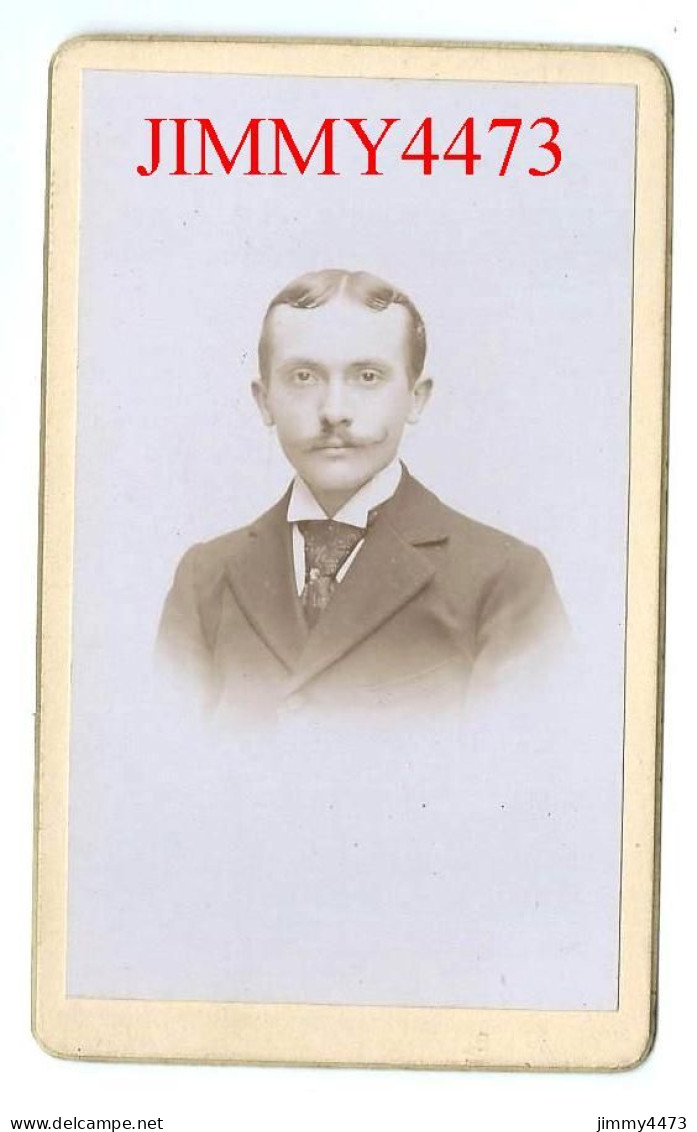 CARTE CDV - Portrait D'un Jeune Homme, à Identifier - Tirage Aluminé 19 ème - Old (before 1900)