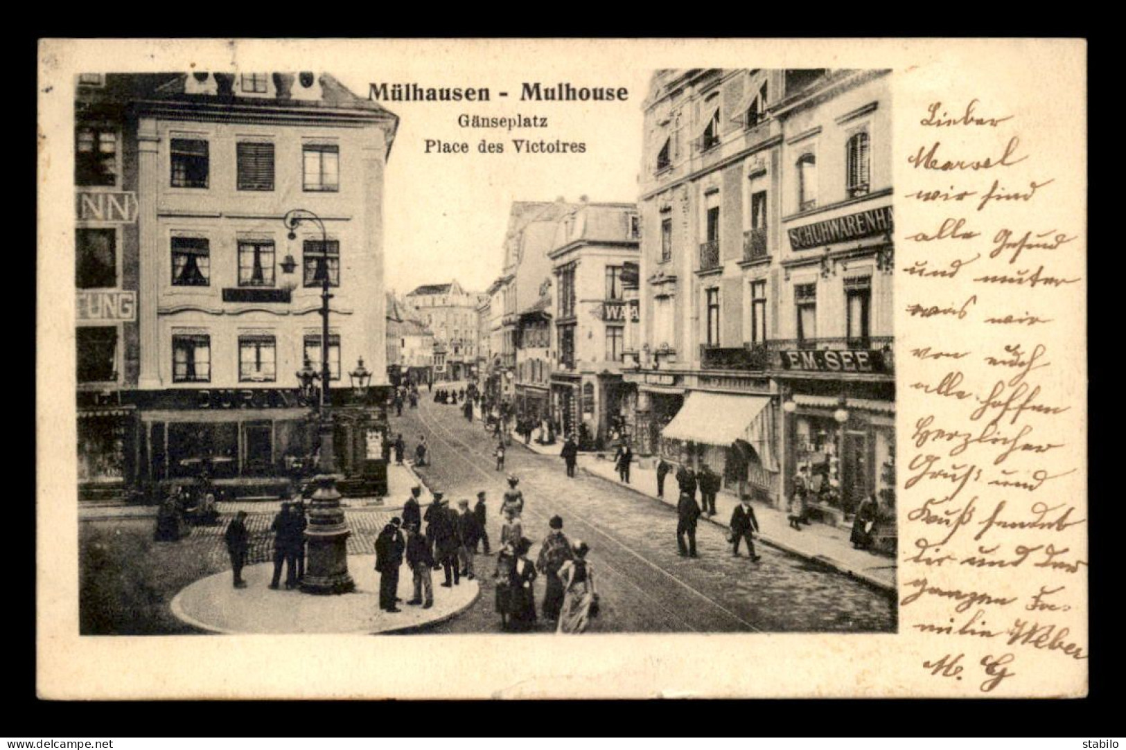 68 - MULHOUSE - MULHAUSEN - PLACE DES VICTOIRES - Mulhouse