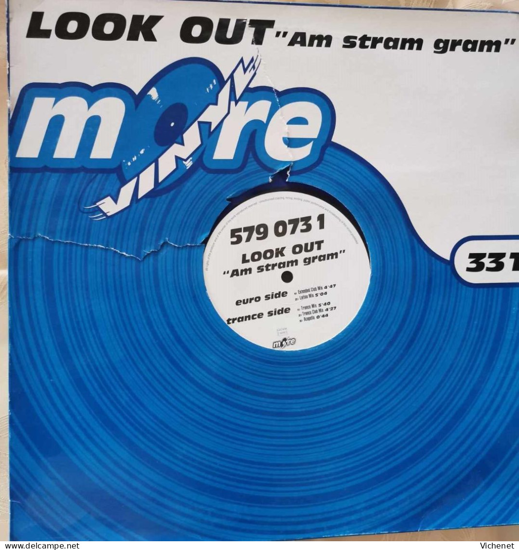 Look Out – Am Stram Gram - Maxi - Vinyl Bleu - 45 Rpm - Maxi-Single