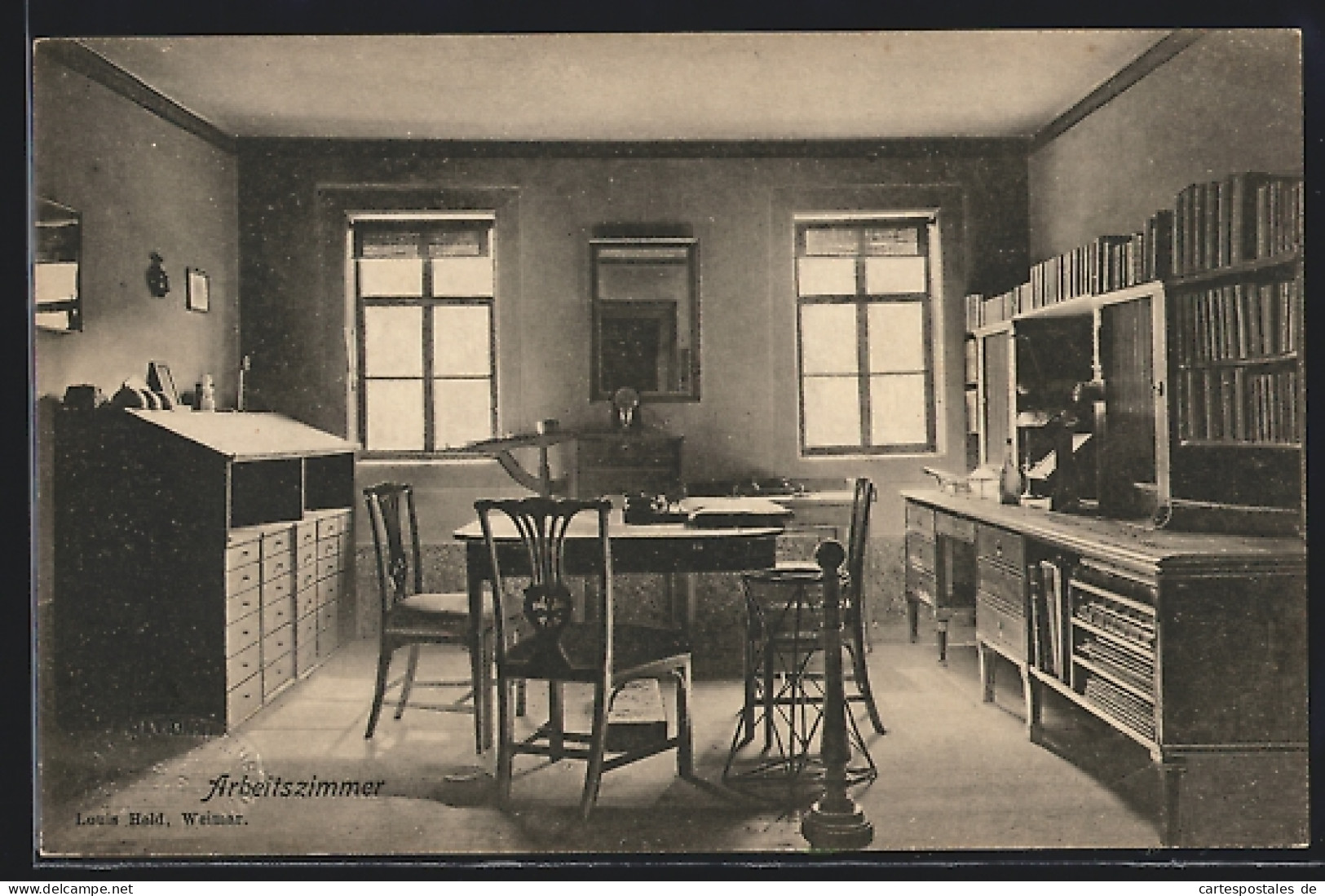 AK Weimar / Thüringen, Das Arbeitszimmer Im Goethehaus  - Weimar