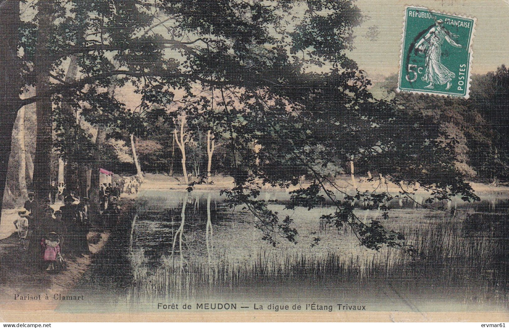 92 - Foret De Meudon La Digue De L'étang Trivaux - Meudon