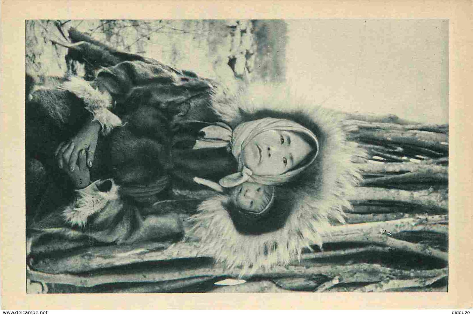 Alaska - Aurore Boréale - Cercle Arctique - Animée - Folklore - Scène Et Types - CPA - Voir Scans Recto-Verso - Sonstige & Ohne Zuordnung