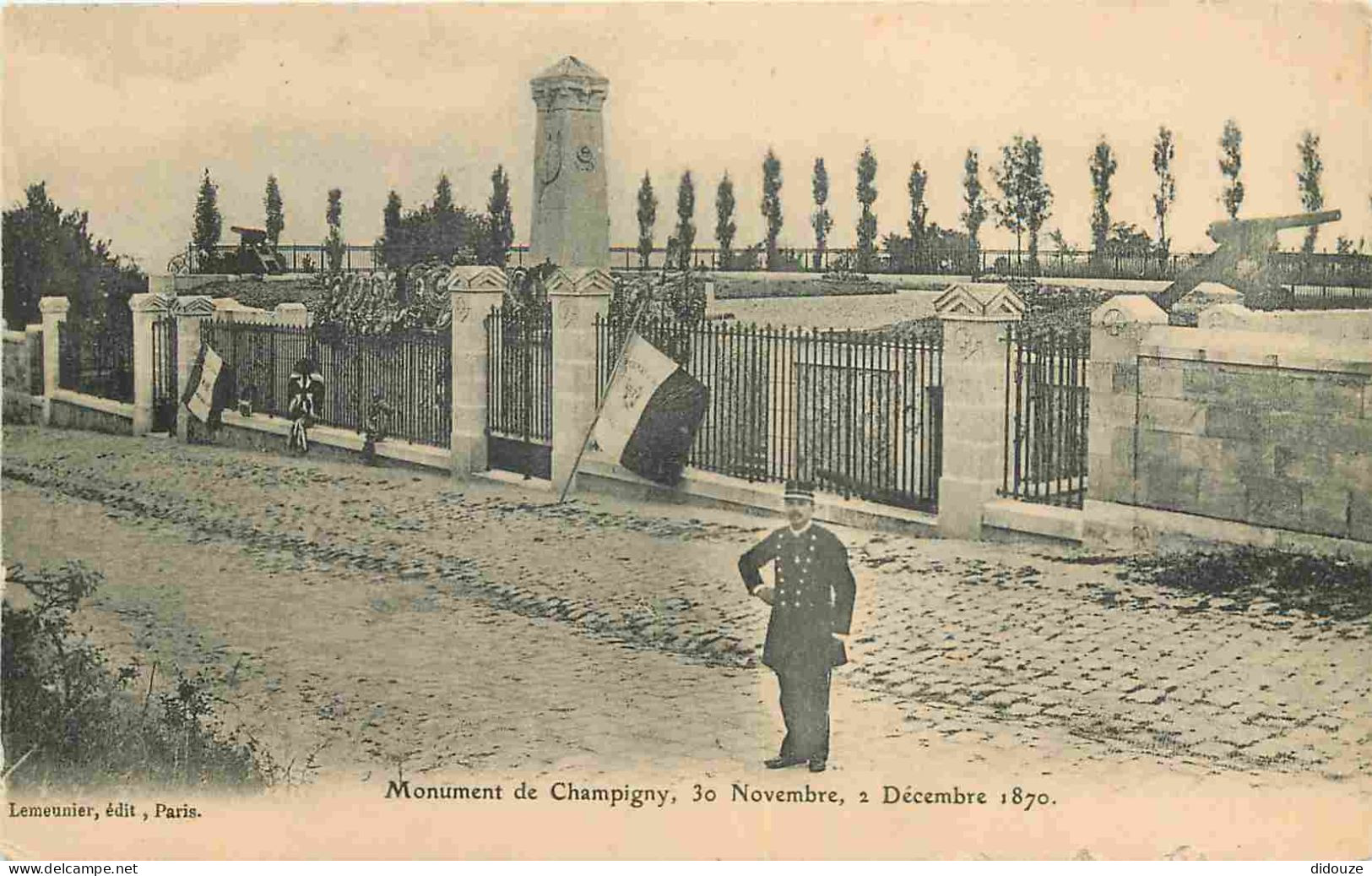 94 - Champigny Sur Marne - Monument De Champigny 30 Novembre 2 Décembre 1870 - Animée - CPA - Voir Scans Recto-Verso - Champigny Sur Marne