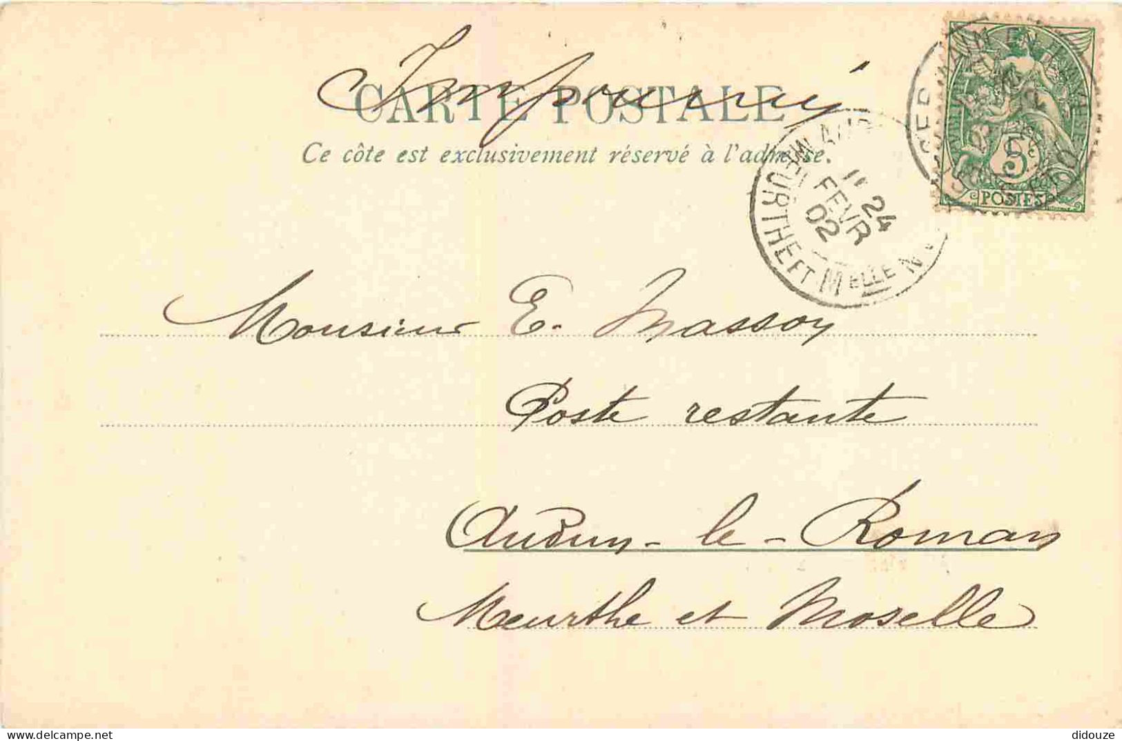 92 - Sèvres - Manufacture Nationale - Précurseur - CPA - Oblitération Ronde De 1902 - Voir Scans Recto-Verso - Sevres