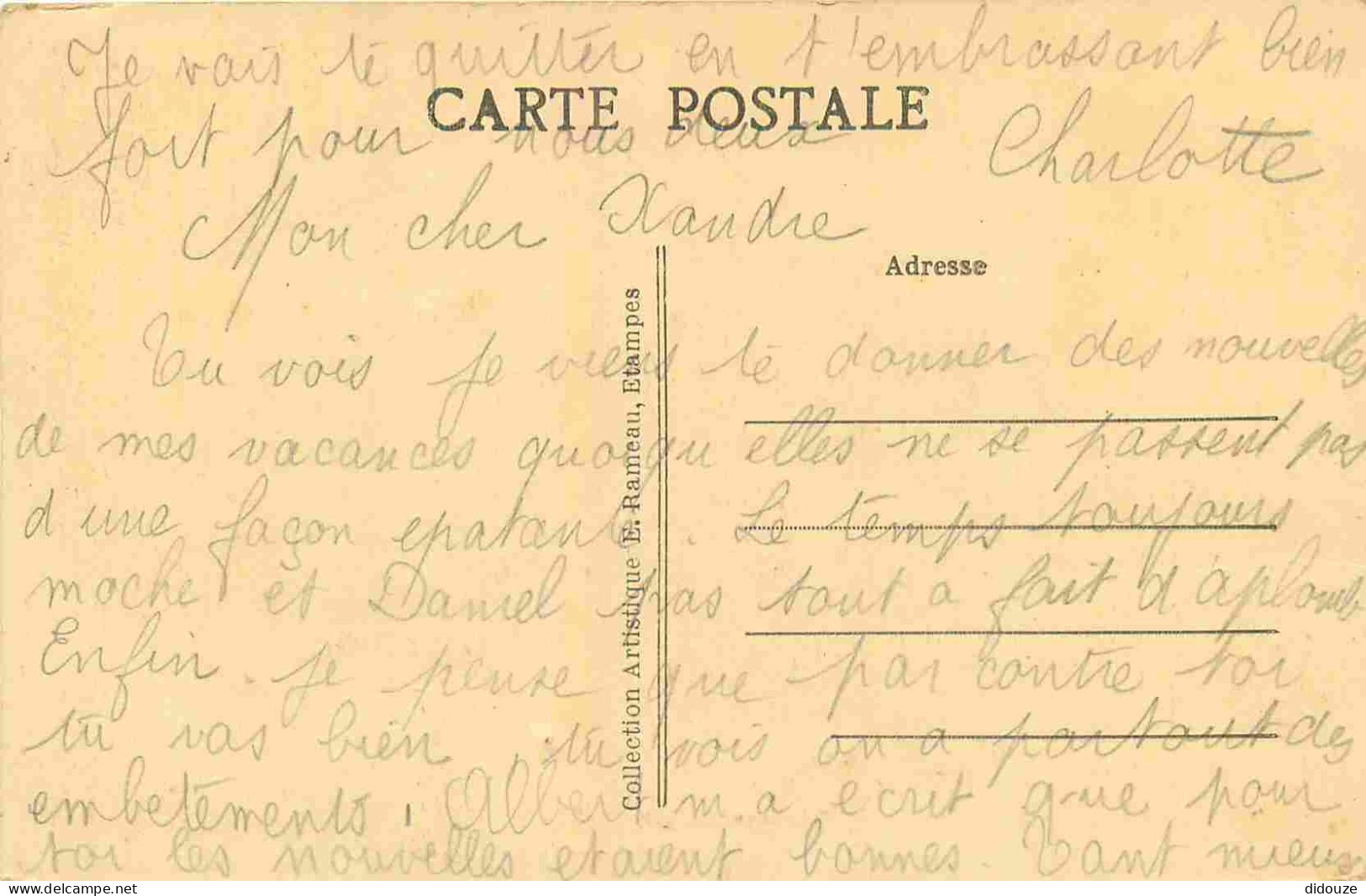 91 - Milly - Sablière De Monceau - Animée - Correspondance - CPA - Voir Scans Recto-Verso - Milly La Foret