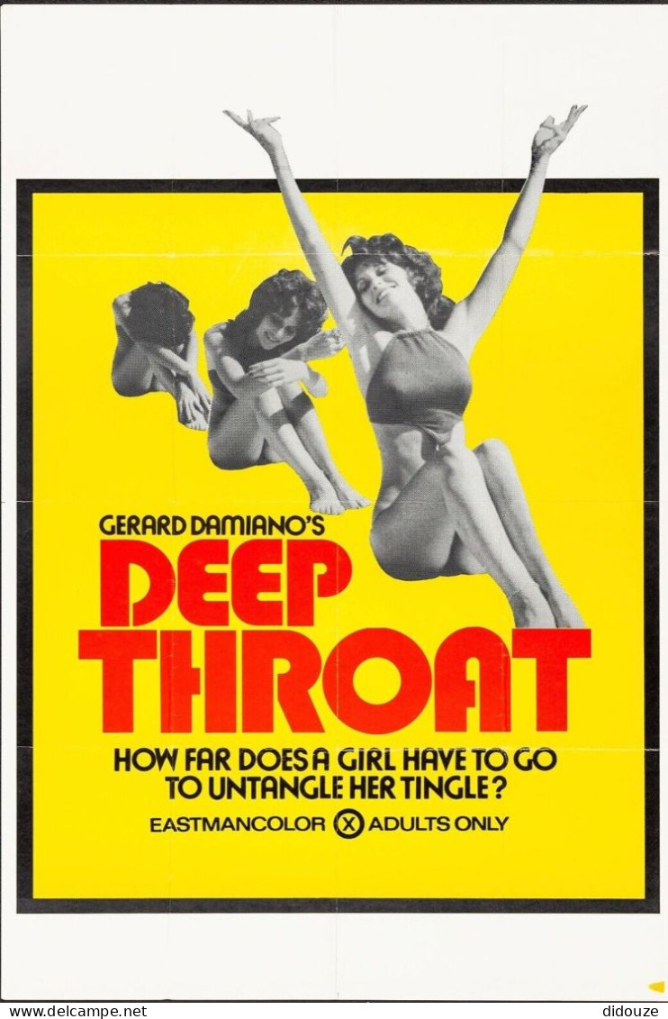 Cinema - Deep Throat - Affiche De Film - CPM - Carte Neuve - Voir Scans Recto-Verso - Affiches Sur Carte