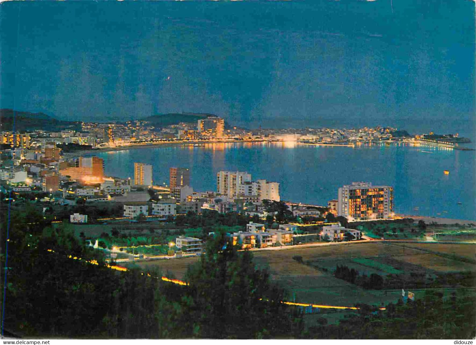 Espagne - Espana - Cataluna - Costa Brava - San Antonio De Calonge - Vista Nocturna - Vue De Nuit - Al Fondo Palamos - I - Gerona