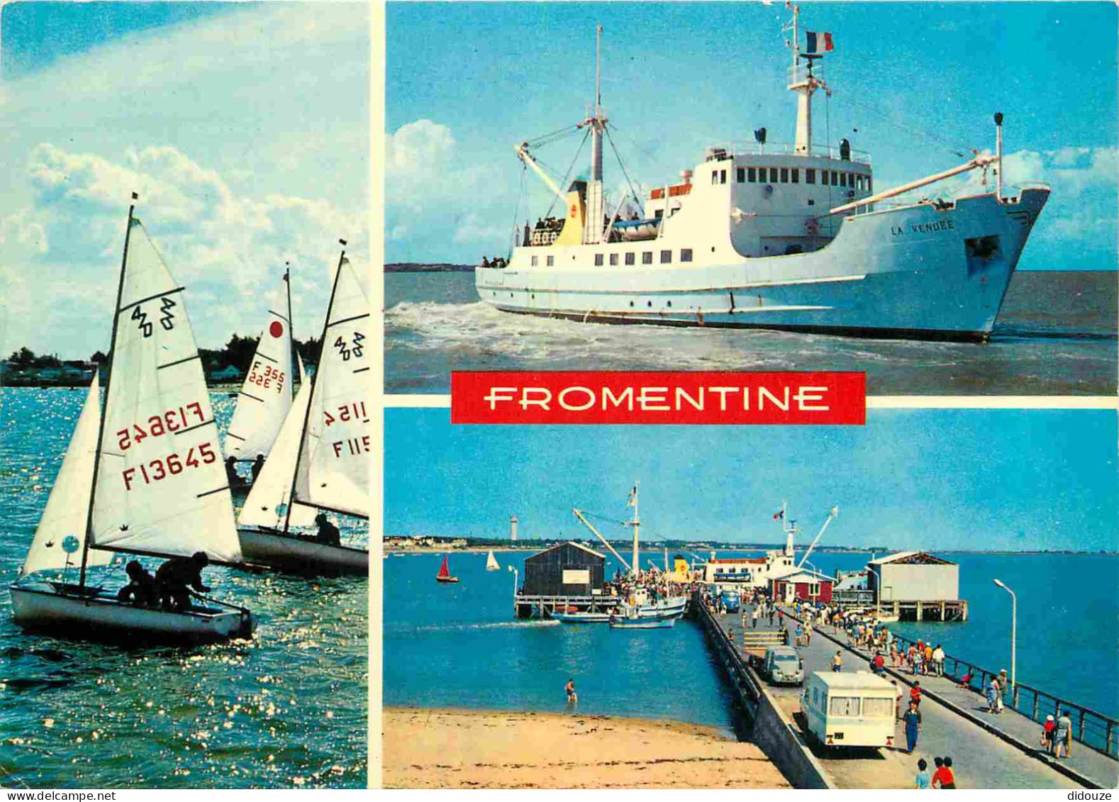 Bateaux - Bac - Fromentine - Multivues - CPM - Voir Scans Recto-Verso - Autres & Non Classés