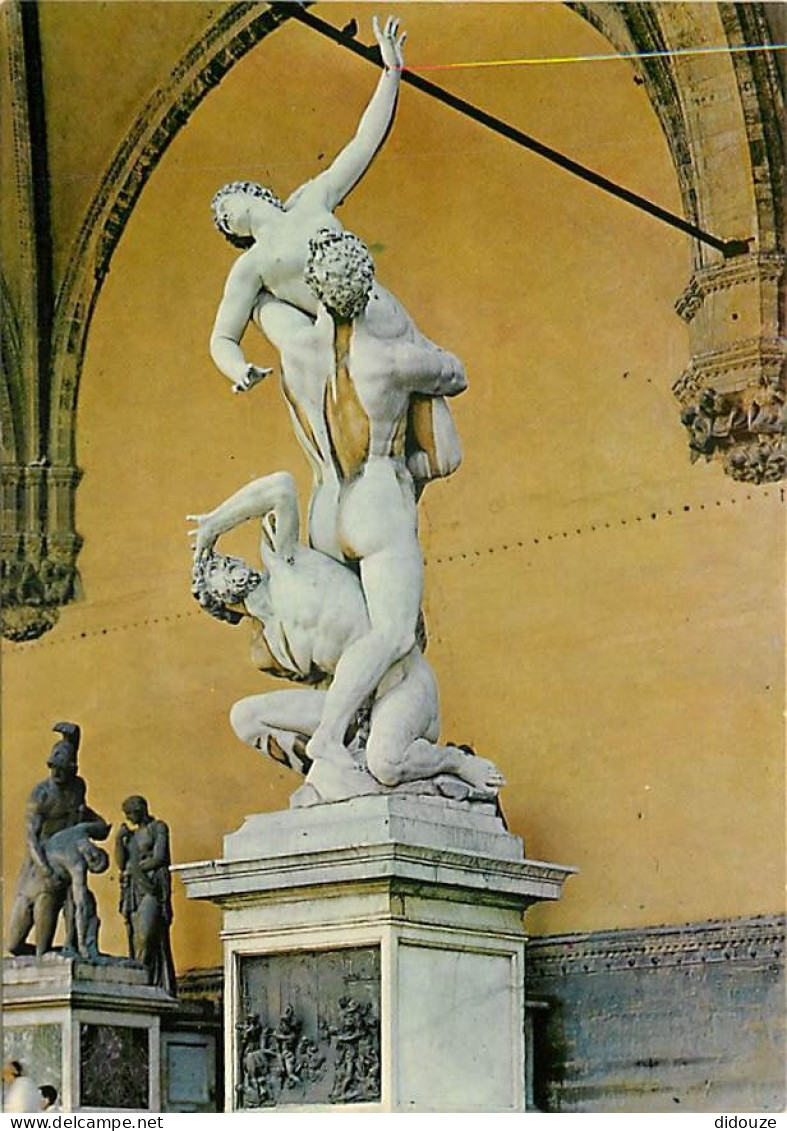 Art - Sculpture Nu - Firenze - Ratto Delle Sabine - Enlèvement Des Sabines - CPM - Carte Neuve - Voir Scans Recto-Verso - Sculptures