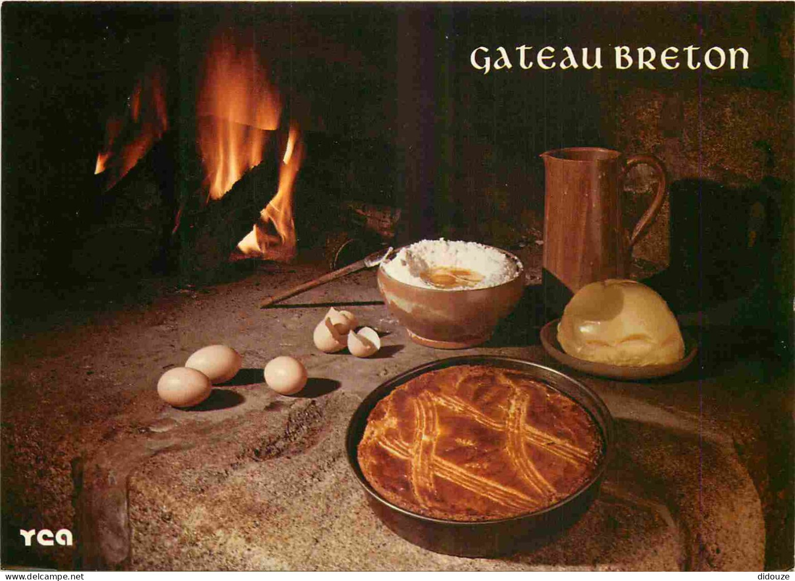 Recettes De Cuisine - Gateau Breton - Gastronomie - CPM - Carte Neuve - Voir Scans Recto-Verso - Recettes (cuisine)