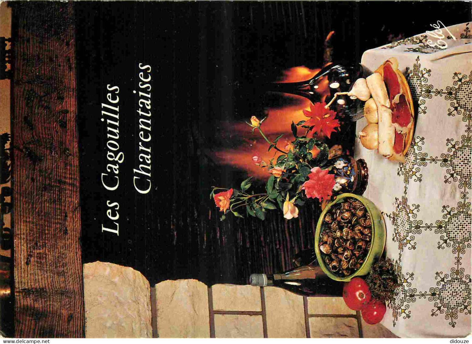 Recettes De Cuisine - Cagouilles Charentaises - Gastronomie - CPM - Carte Neuve - Voir Scans Recto-Verso - Recettes (cuisine)