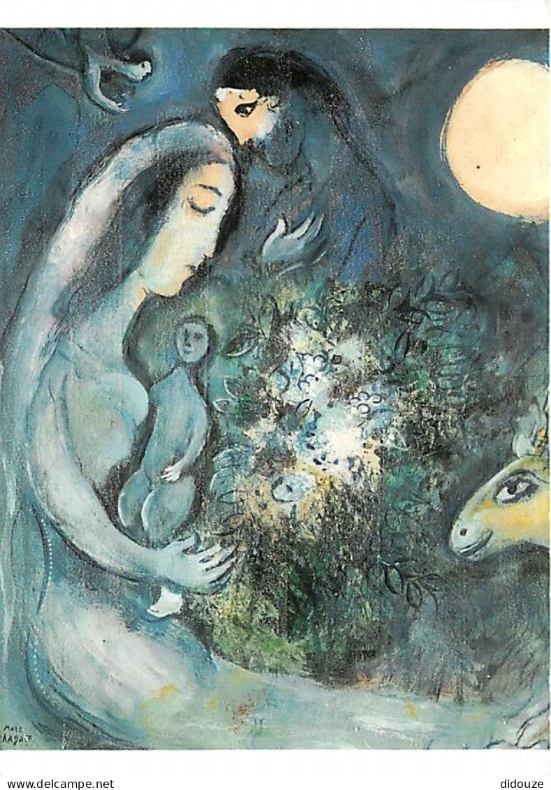 Art - Peinture - Marc Chagall - La Famille - CPM - Voir Scans Recto-Verso - Malerei & Gemälde