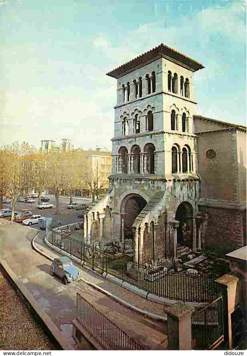 Automobiles - Vienne Sur Le Rhone - L'Eglise Saint Pierre - CPM - Voir Scans Recto-Verso - Voitures De Tourisme