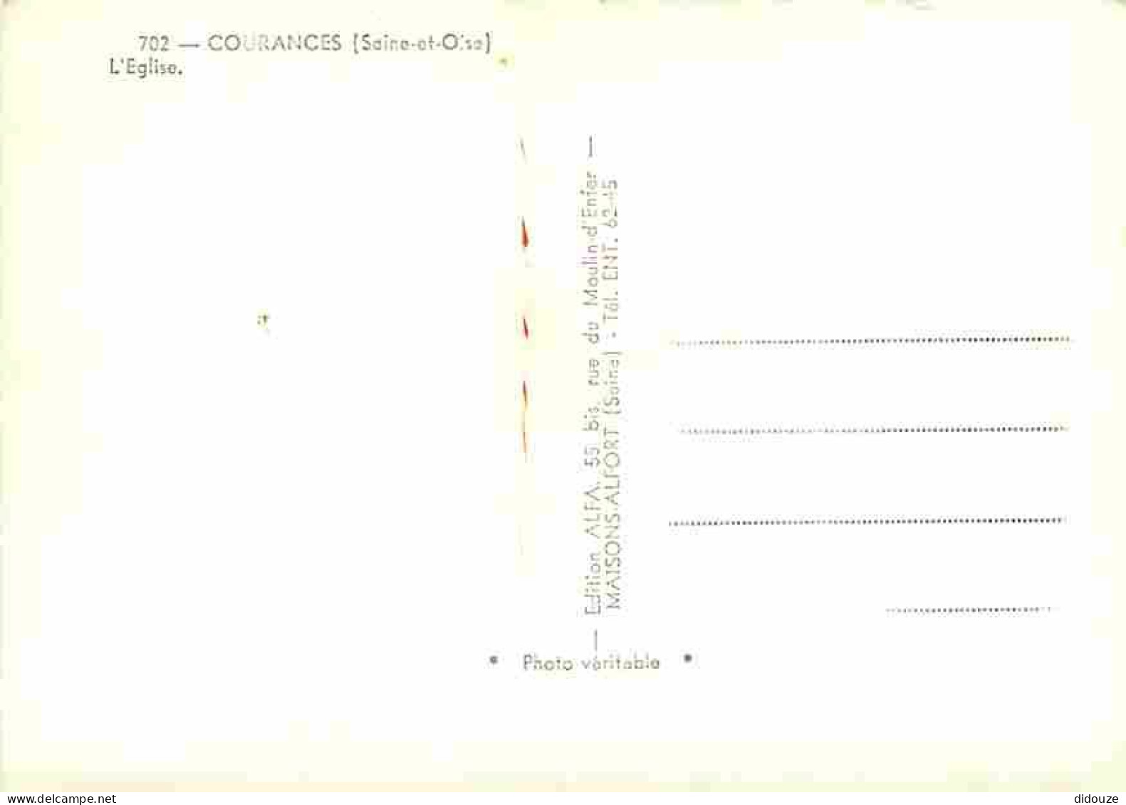 91 - Courances - L'église - CPM - Voir Scans Recto-Verso - Sonstige & Ohne Zuordnung