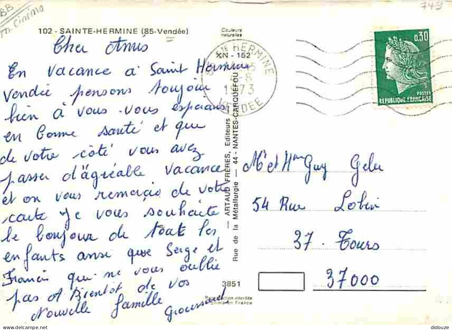85 - Sainte Hermine - Patrie Du Président Clémenceau - Multivues - CPM - Voir Scans Recto-Verso - Sainte Hermine