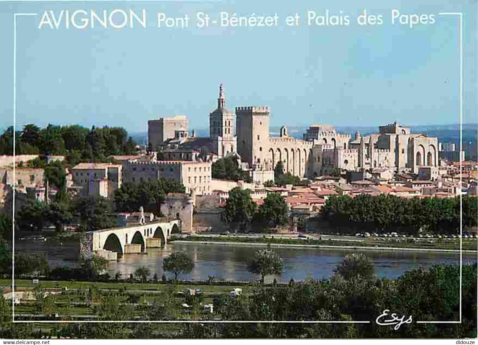 84 - Avignon - Pont Saint Benezet Dit Pont D'Avignon - Petit Palais - Notre Dame Des Doms - Palais Des Papes - Carte Neu - Avignon