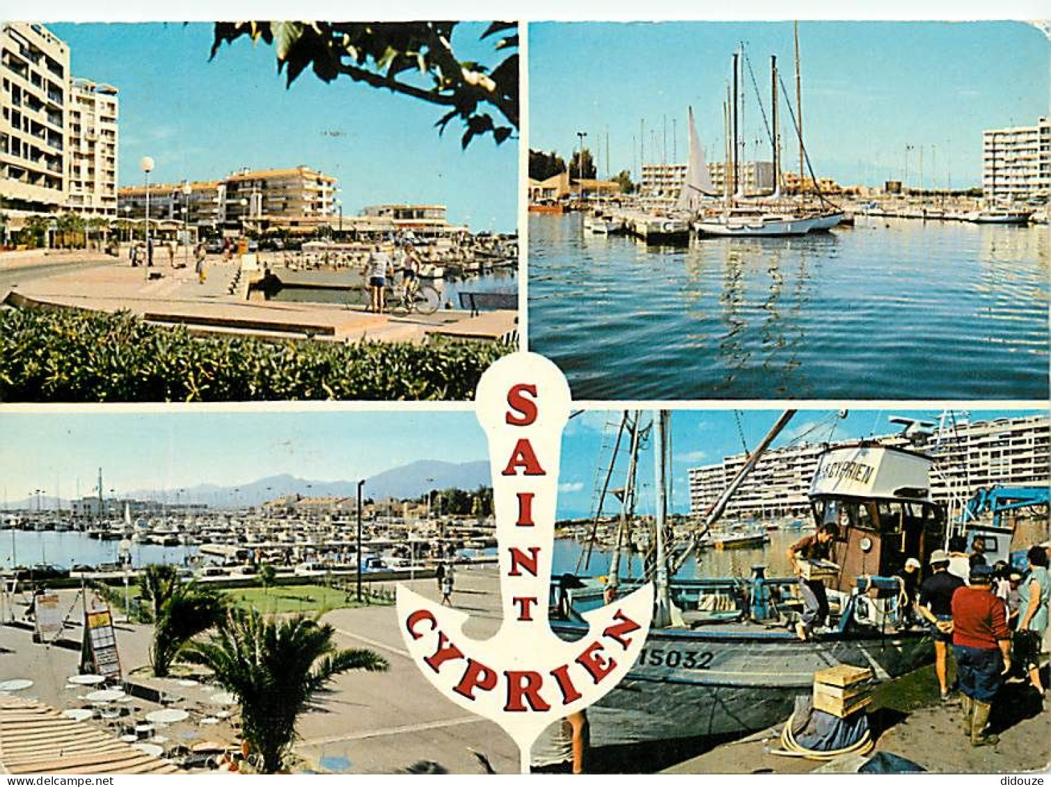 66 - Saint Cyprien - Multivues - Bateaux - CPM - Voir Scans Recto-Verso - Saint Cyprien