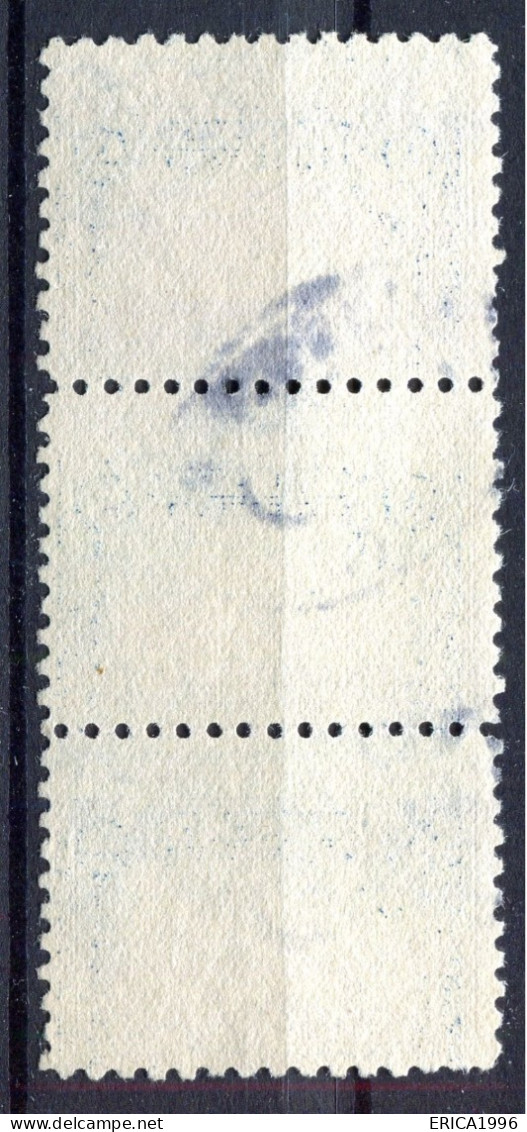 Z3786 USA STATI UNITI D'AMERICA 1913 San Francisco Exhibition 5 C., CU 279, Dent, 10, Striscia Di Tre Usata, Valore Di C - Used Stamps