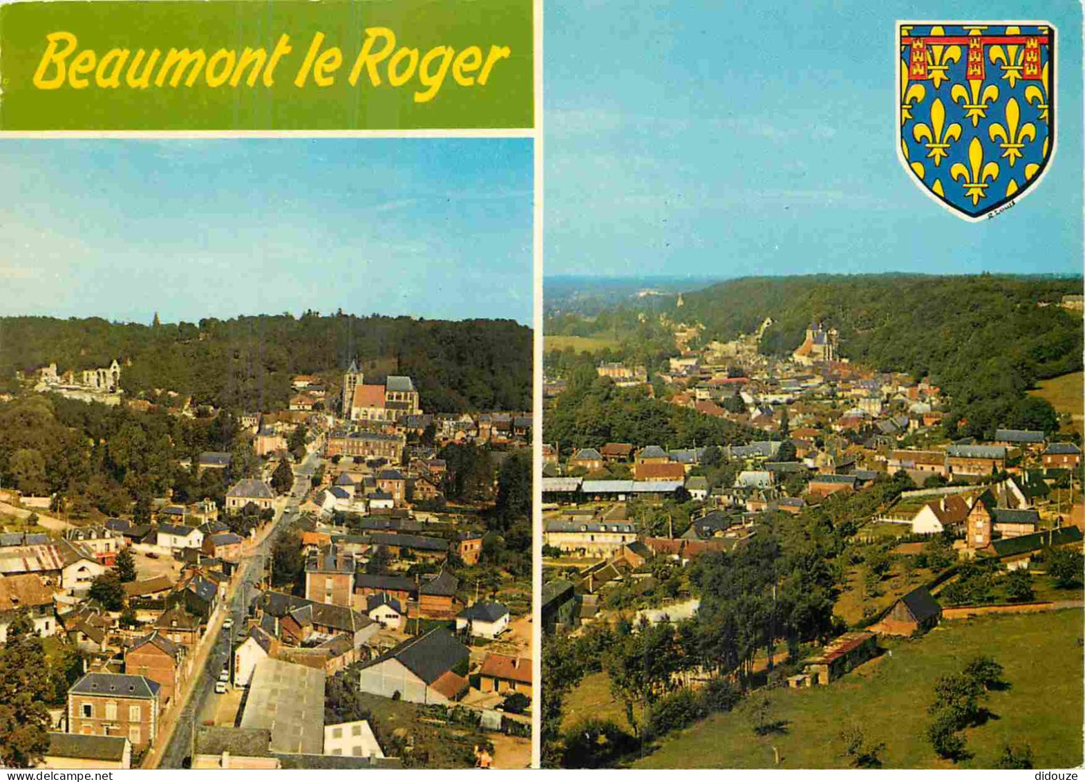 27 - Beaumont Le Roger - Multivues - Blasons - CPM - Voir Scans Recto-Verso - Beaumont-le-Roger