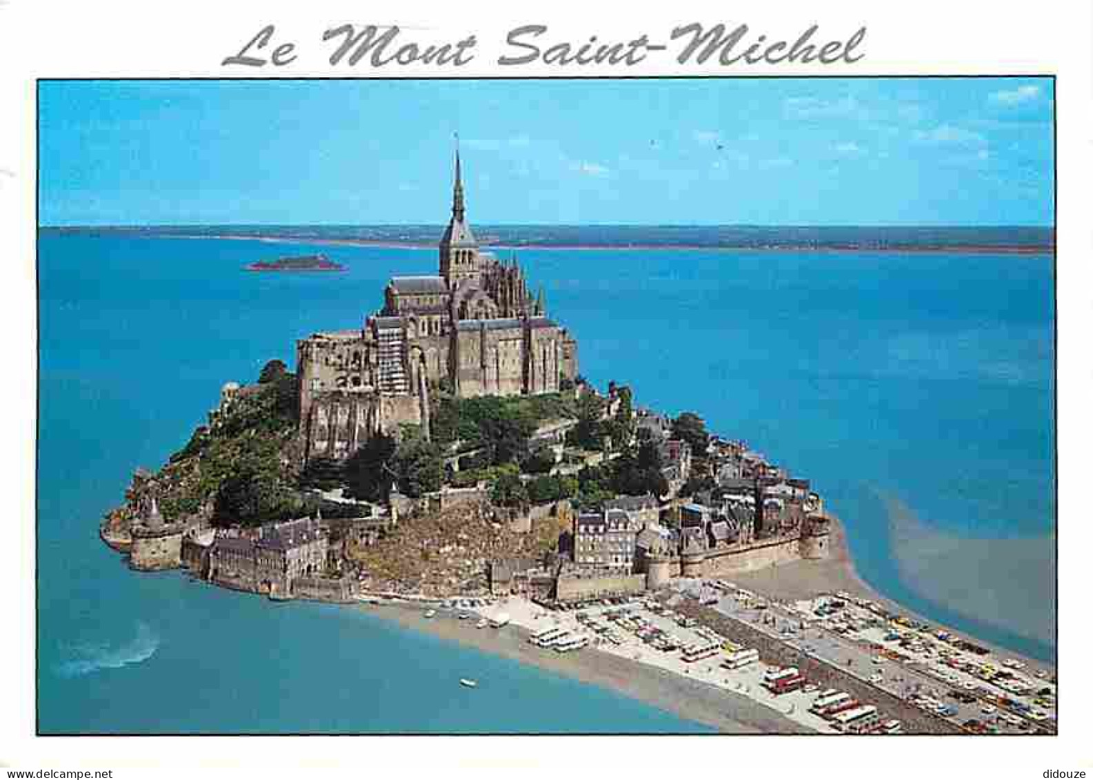 50 - Le Mont Saint Michel - Vue Générale Aérienne - Flamme Postale - CPM - Voir Scans Recto-Verso - Le Mont Saint Michel