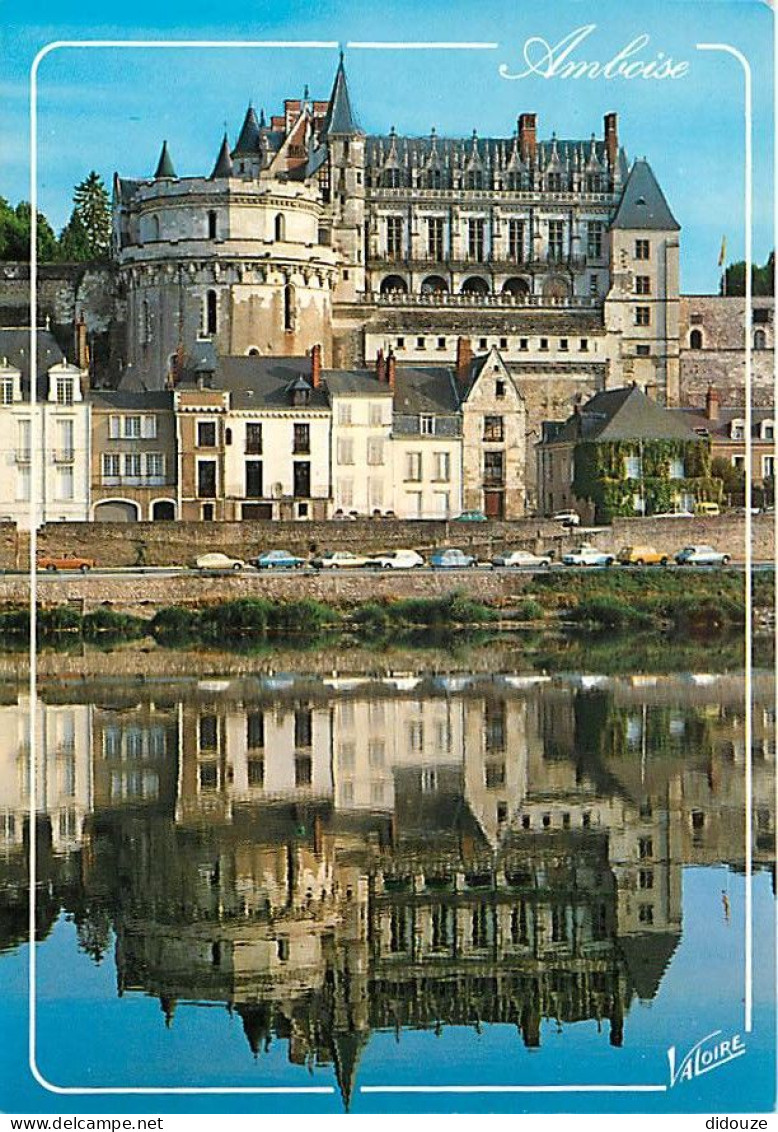 37 - Amboise - Le Château - La Tour Des Minimes - Le Logis Du Roi Et Leurs Reflets Dans La Loire - Carte Neuve - CPM - V - Amboise