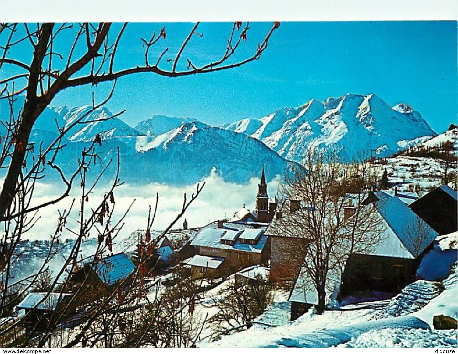 38 - Alpe D'Huez - Le Village D'Huez - Signal De Prégentil 1944 M Et Le Taillefer 2861 M - Hiver - Neige - CPM - Voir Sc - Autres & Non Classés