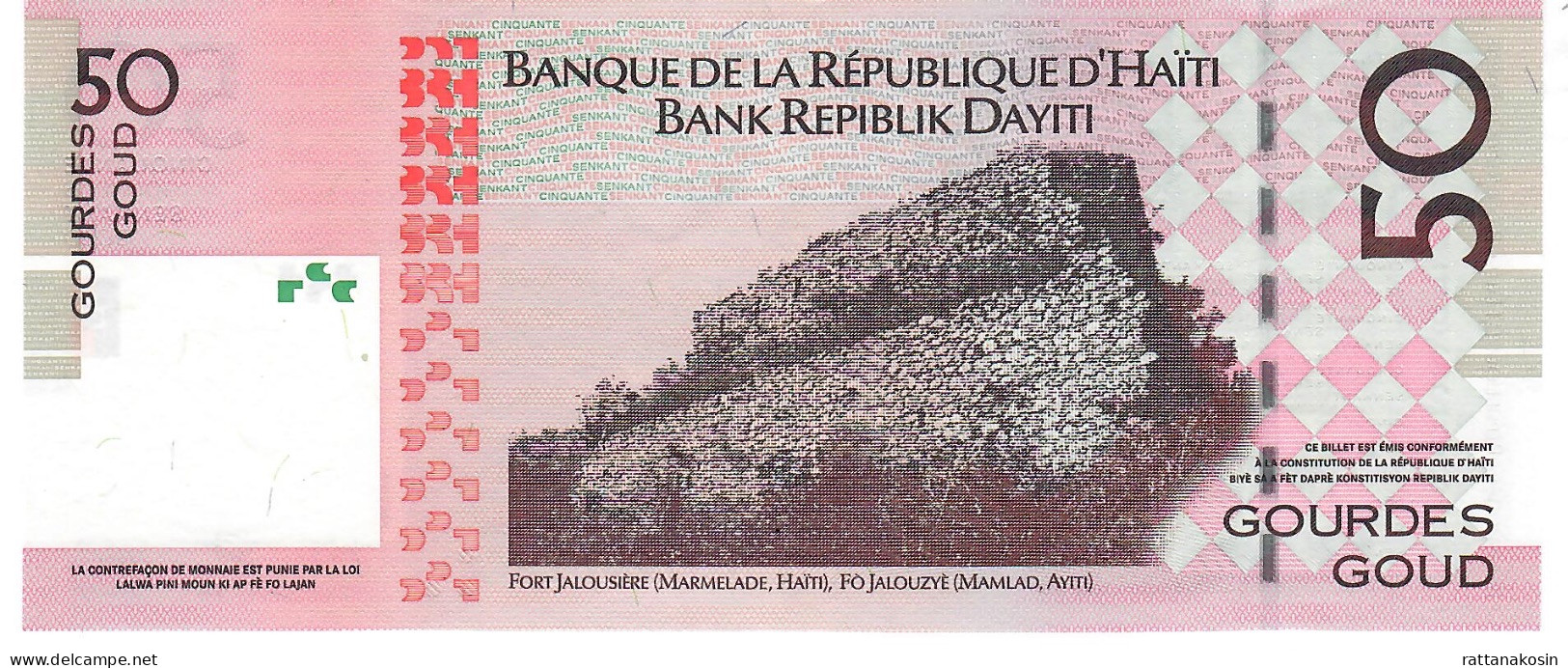 HAITI P274a 50 GOURDES 2004 UNC. - Haiti