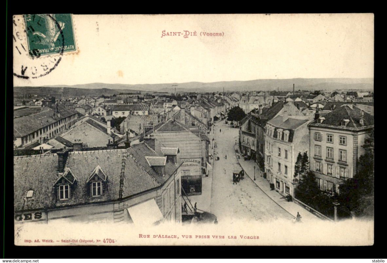 88 - ST-DIE - RUE D'ALSACE - Saint Die