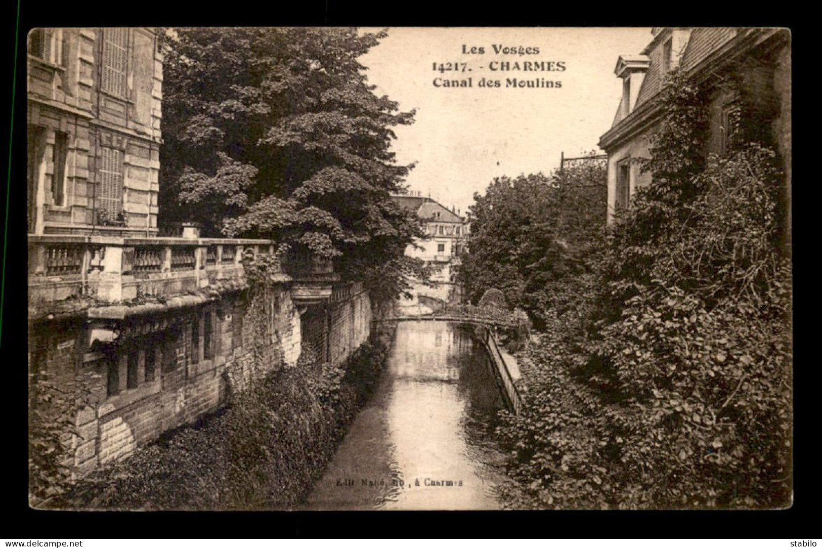 88 - CHARMES - CANAL DES MOULINS - Charmes