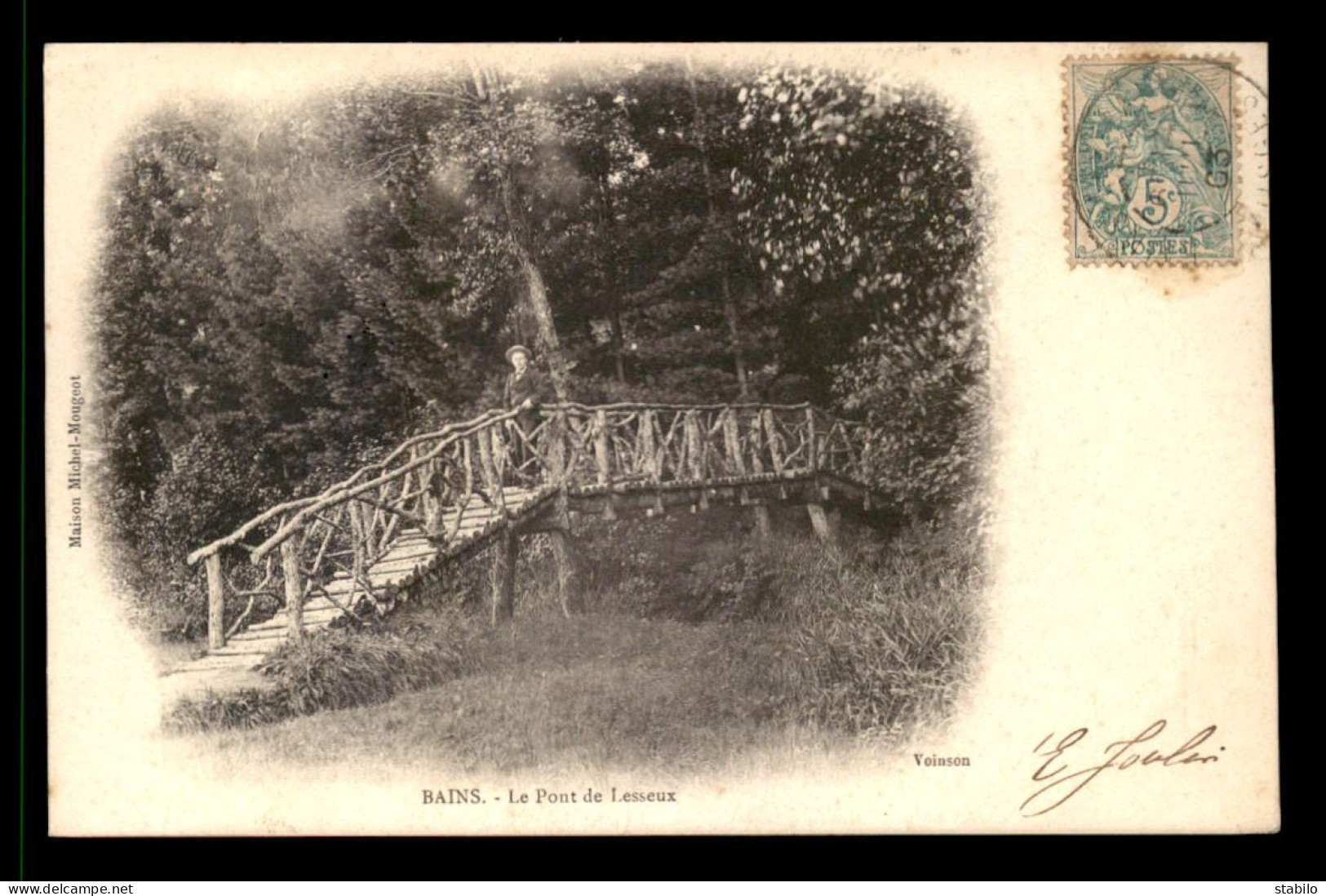 88 - BAINS-LES-BAINS - LE PONT DE LESSEUX - Bains Les Bains