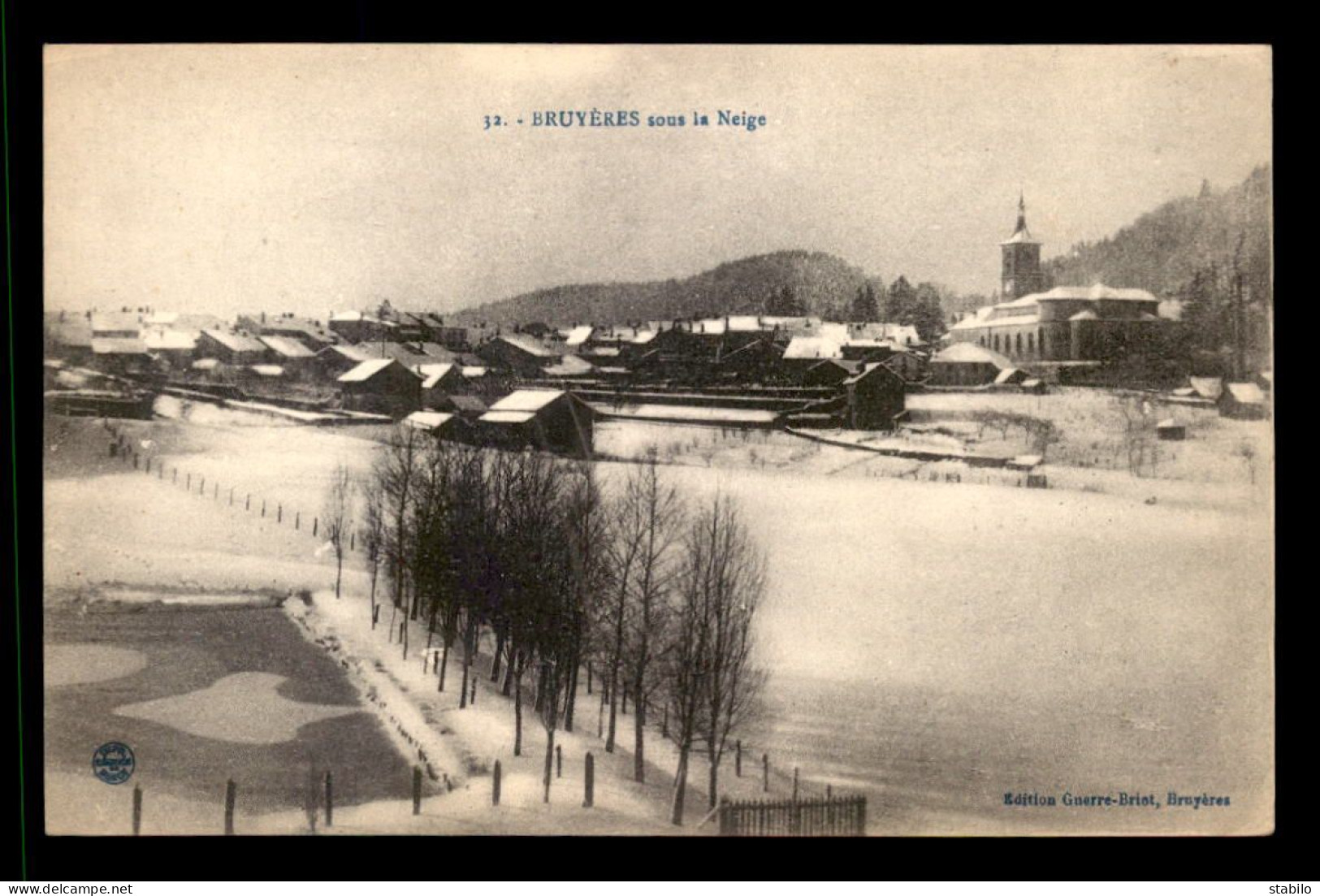 88 - BRUYERES - SOUS LA NEIGE - Bruyeres