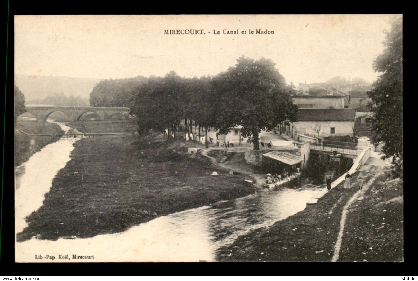 88 - MIRECOURT - LE CANAL ET LE MADON - Mirecourt