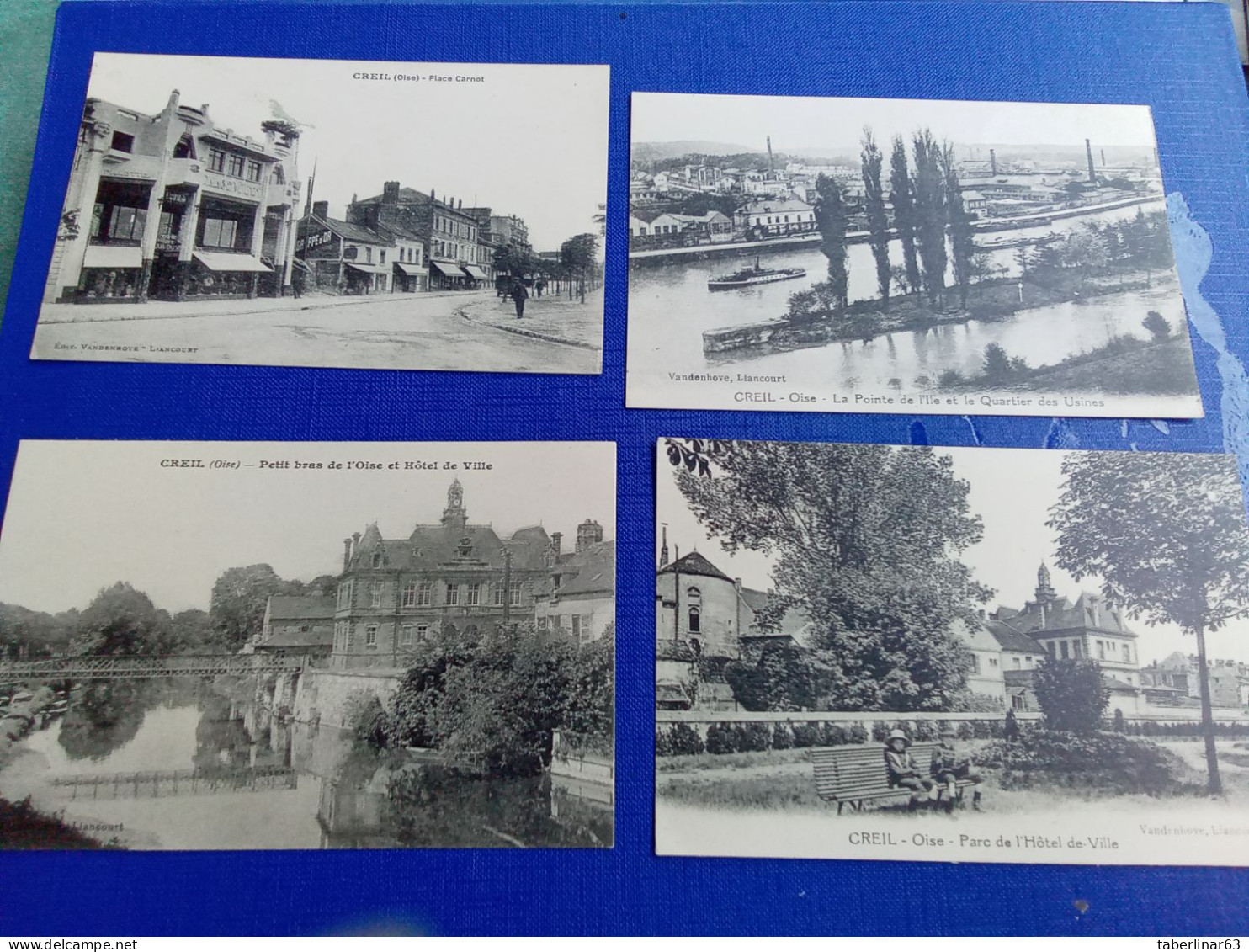 Collection de cartes postales de Creil(36) diff