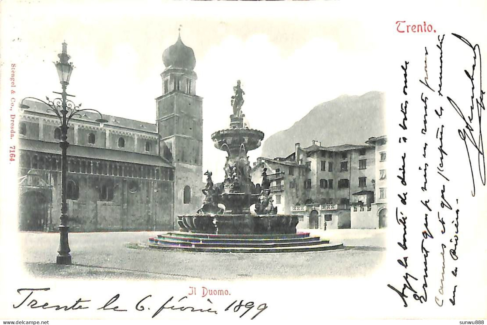 Trento - Il Duomo (Stengel & Co 1899) - Trento