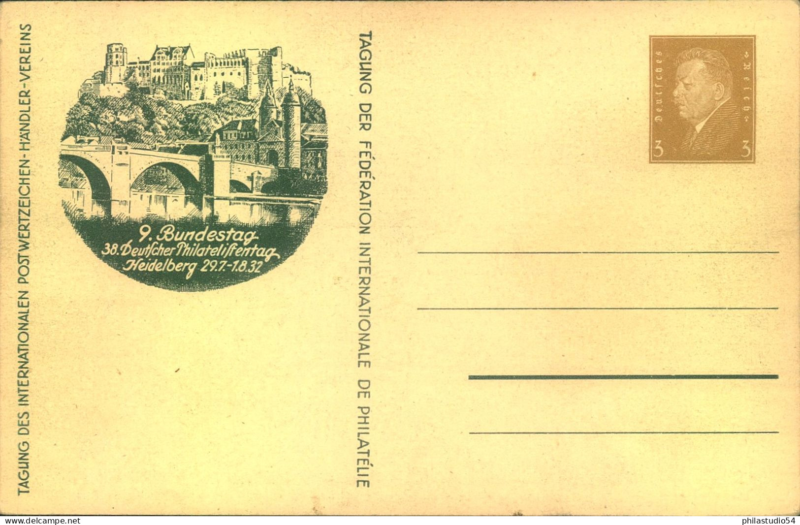 1940, "TAG DER BRIEFMARKE", Drei Verschiedene Sonderkarten, Je Mit SSt Leipzig - Covers & Documents