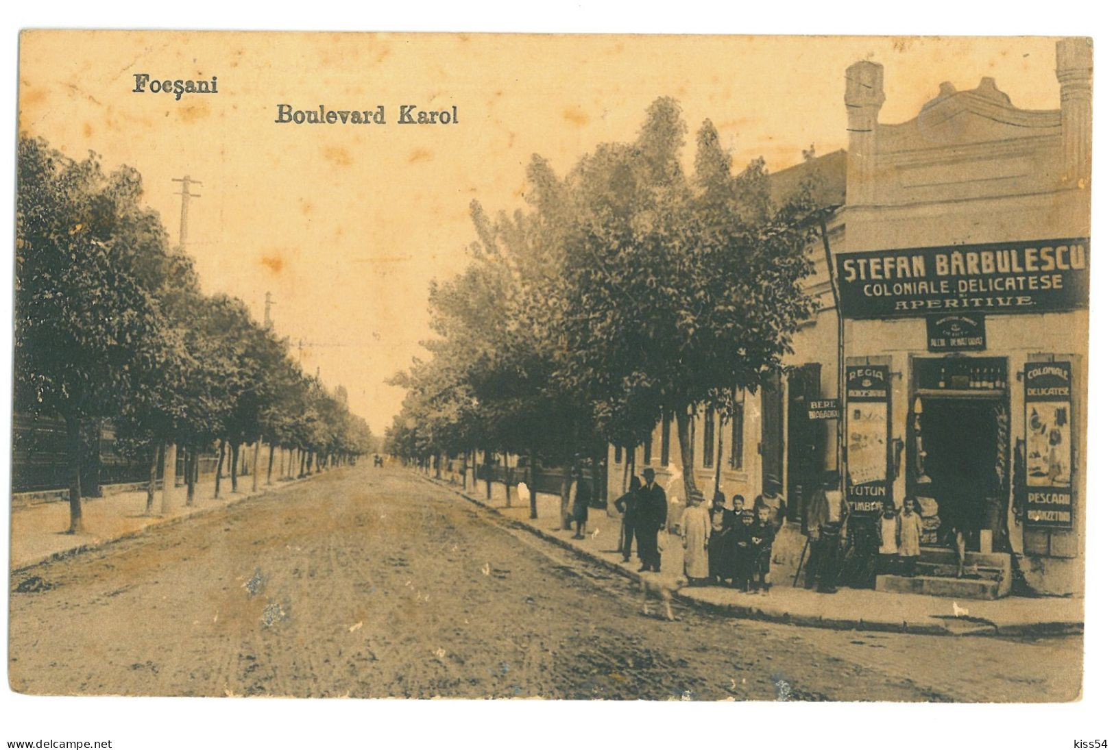 RO 86 - 21241 FOCSANI, Street Store, Romania - Old Postcard, CENSOR - Used - 1917 - Roemenië