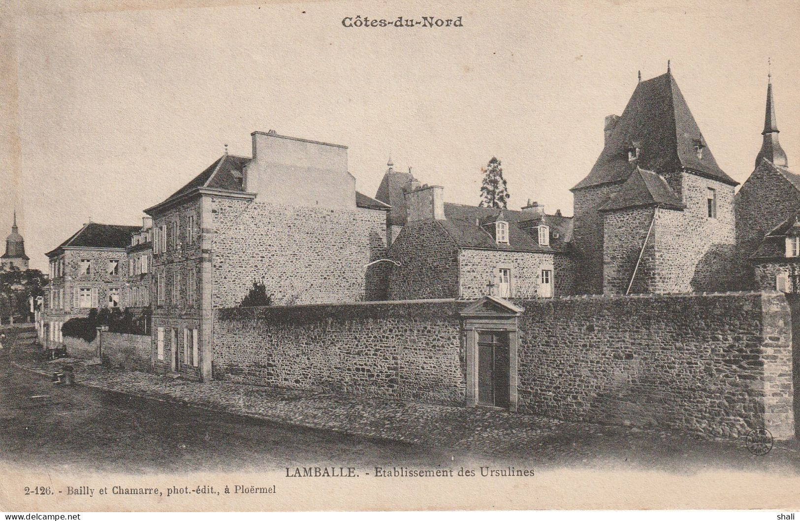 CPA LAMBALLE ETABLISSEMENT DES URSULINES - Lamballe