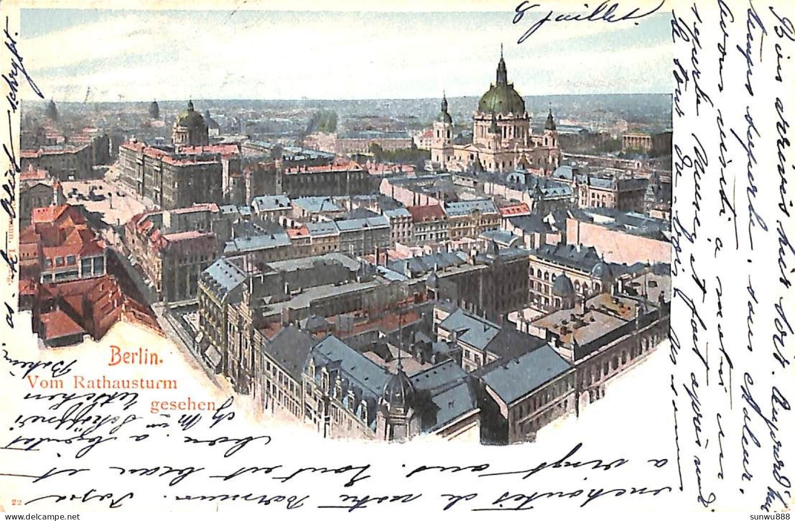 Berlin Vom Rathaustrum Gesehen (1903 Colors) - Mitte