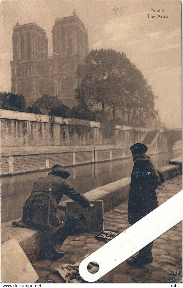 75 Paris Ignoré, édition Patras, Le Long De La Seine, 170 Peintre,  D5360 - Le Anse Della Senna