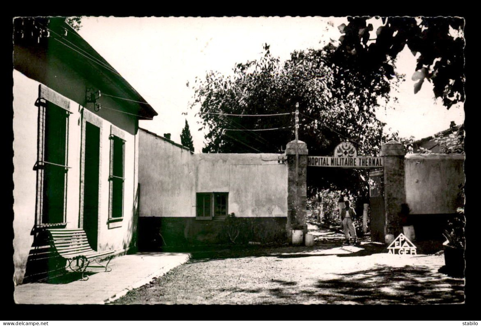 ALGERIE - HAMMAM RIGHA - ENTREE DE L'HOPITAL MILITAIRE - Other & Unclassified