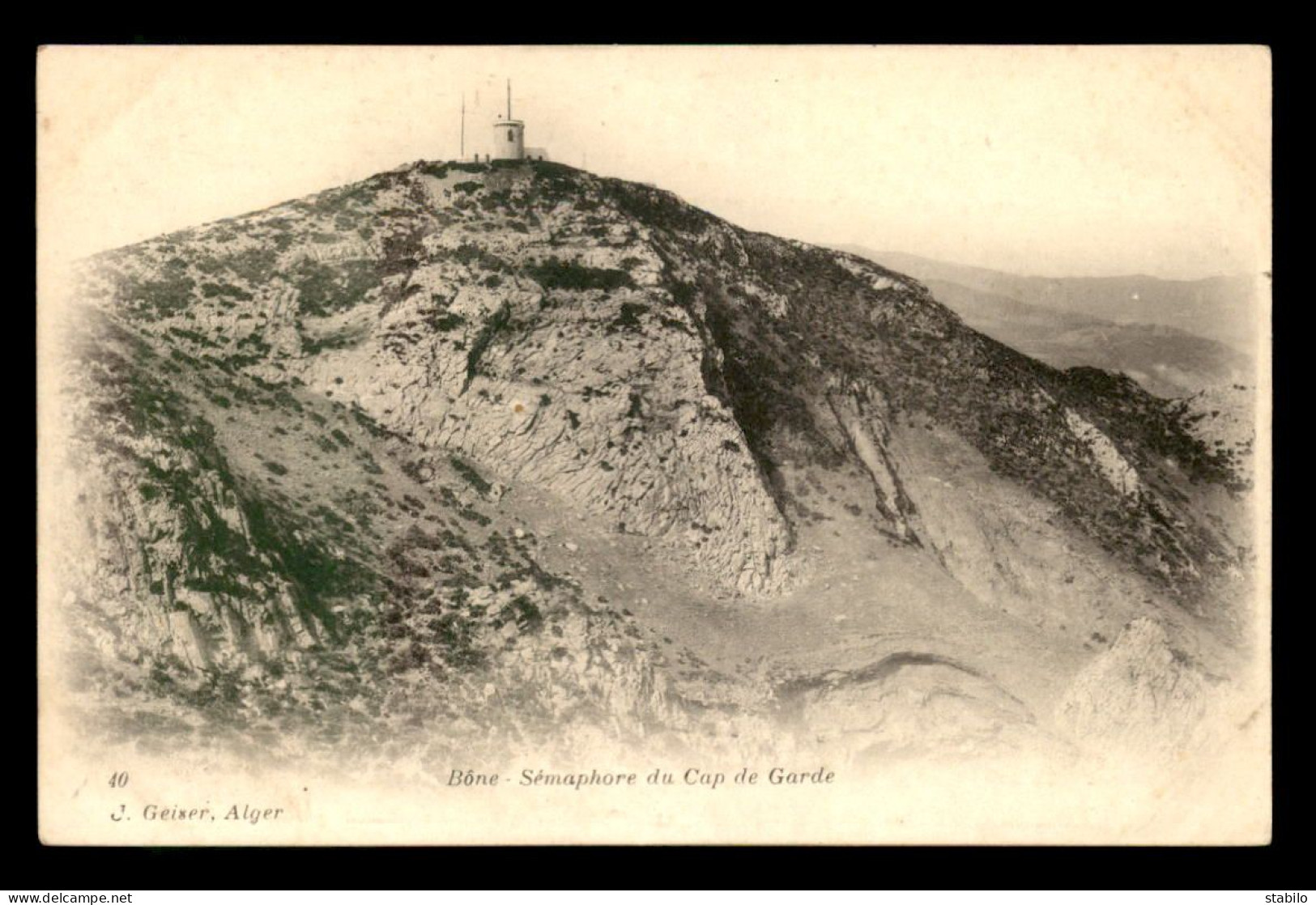 ALGERIE - BONE - LE SEMAPHORE DU CAP DE GARDE - EDITEUR GEISER - Annaba (Bône)