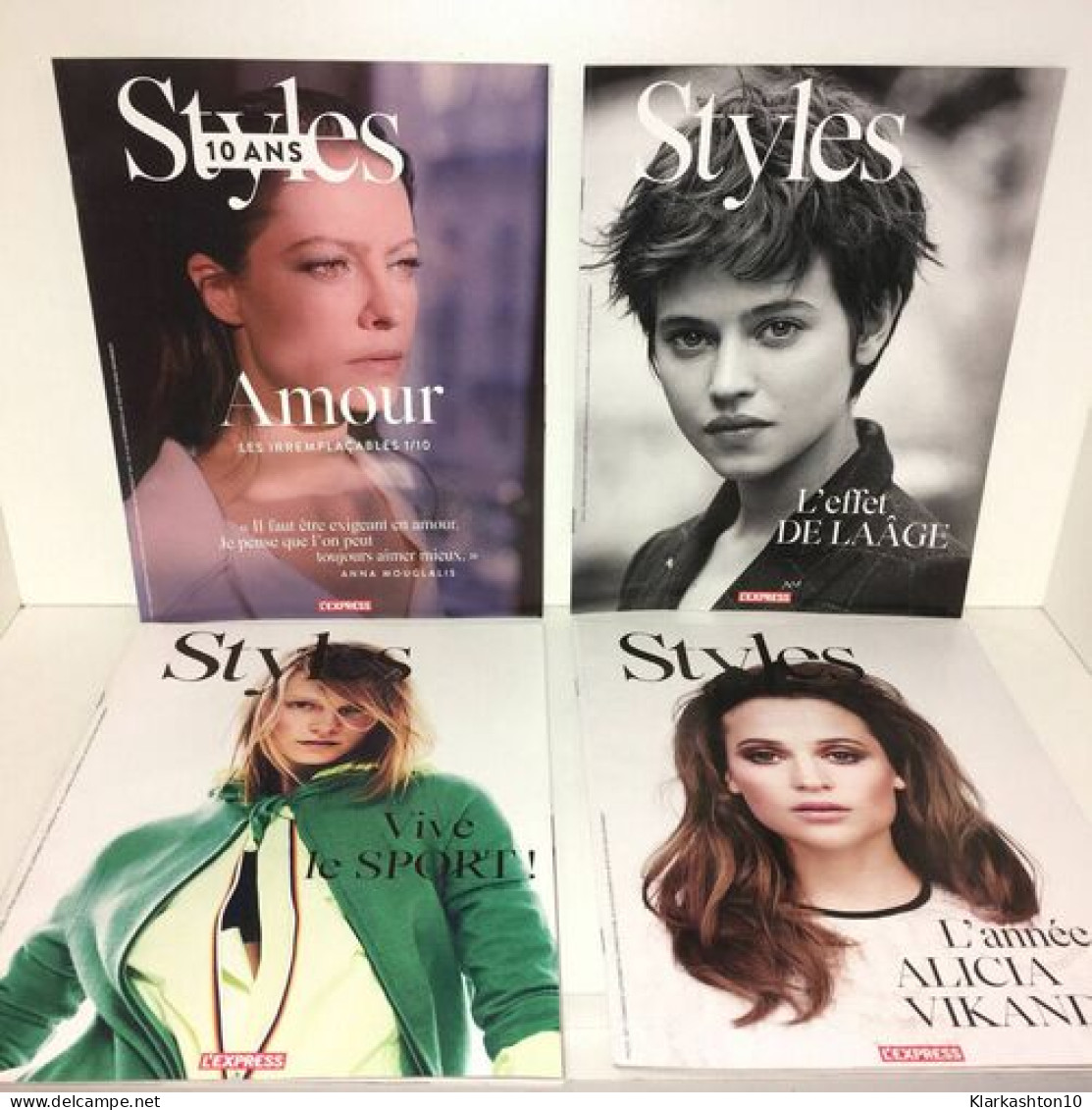 Lot De 16 Supplément L'Express STYLES 2015 2016 Revue De Mode Magazine - Unclassified
