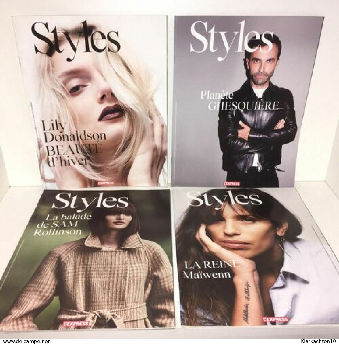 Lot De 16 Supplément L'Express STYLES 2015 2016 Revue De Mode Magazine - Unclassified