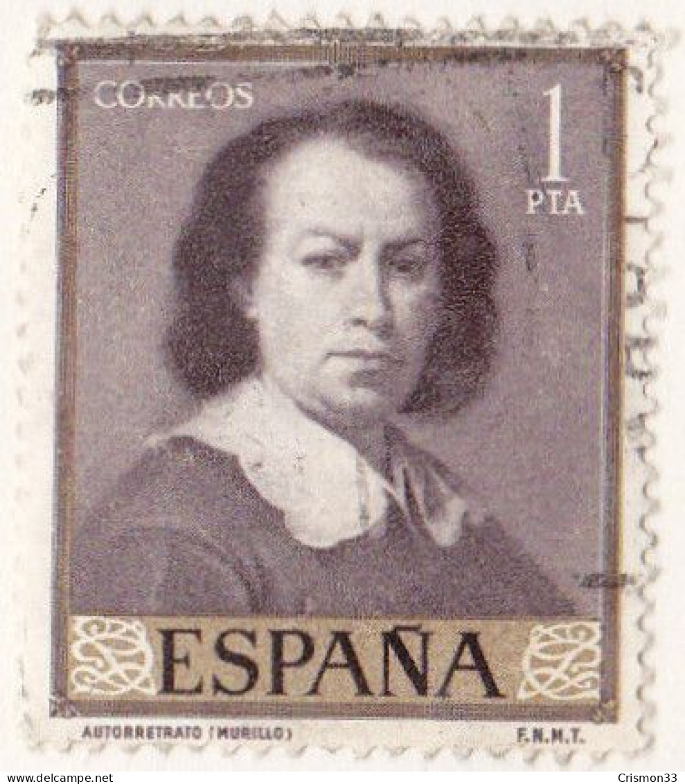 1960 - ESPAÑA - BARTOLOME ESTEBAN MURILLO - AUTORRETRATO - EDIFIL 1275 - Used Stamps