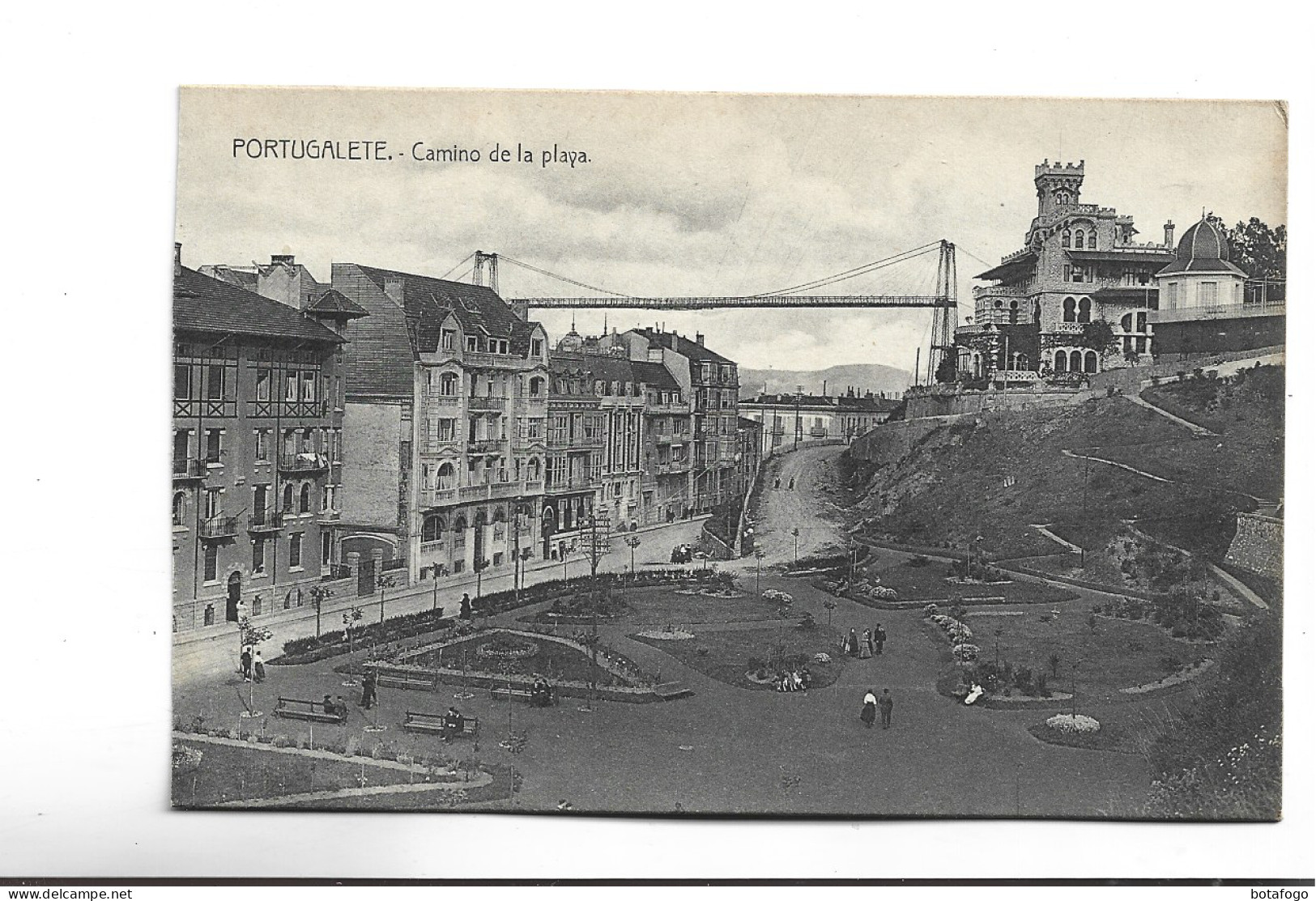 CPA PORTUGALETE, CAMINO DE LA PLAYA - Vizcaya (Bilbao)
