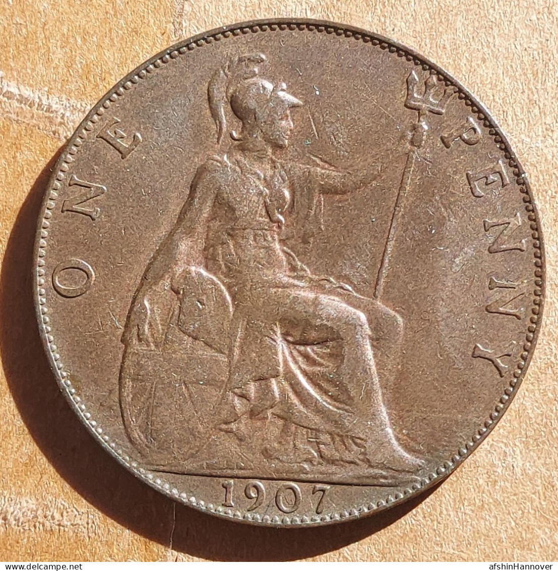 Great Britain One 1 Penny 1860-1967 - Various Years 1881 1902 1907 - Andere & Zonder Classificatie