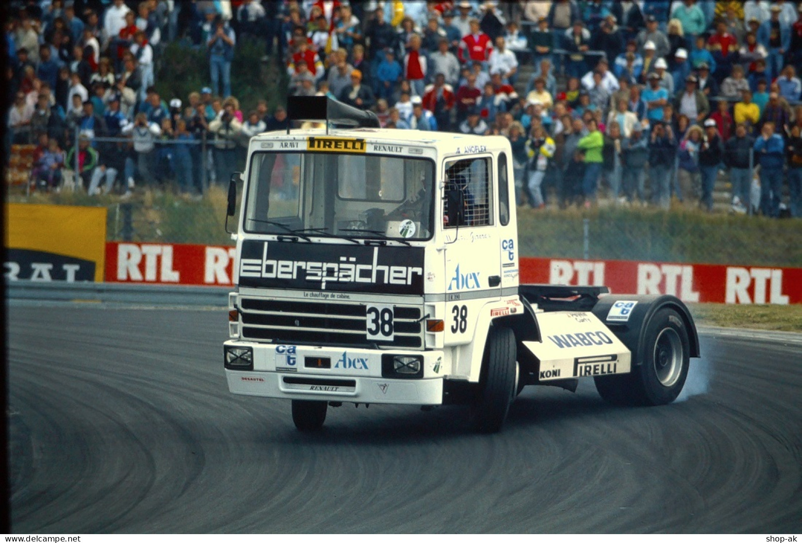 Dia0284/ 12 X DIA Foto LKW Truck Grand-Prix Nürburgring 1989 - Automobili